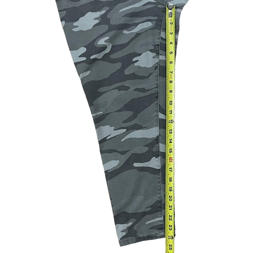 Gray Camo Absolution Skinny Ankle Jeans 16P Petite Tummy Control — Wit & Wisdom - Picture 7 of 10
